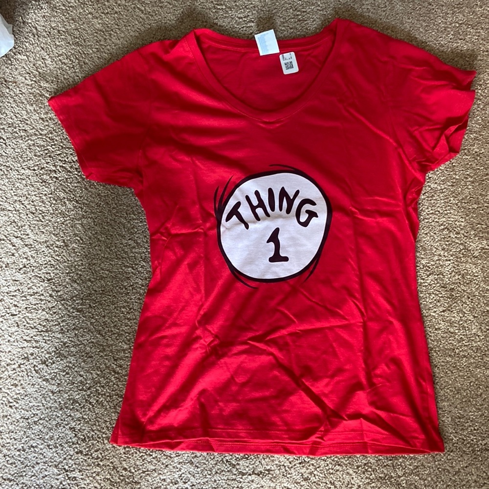 Thing 1 V-Neck T-shirt